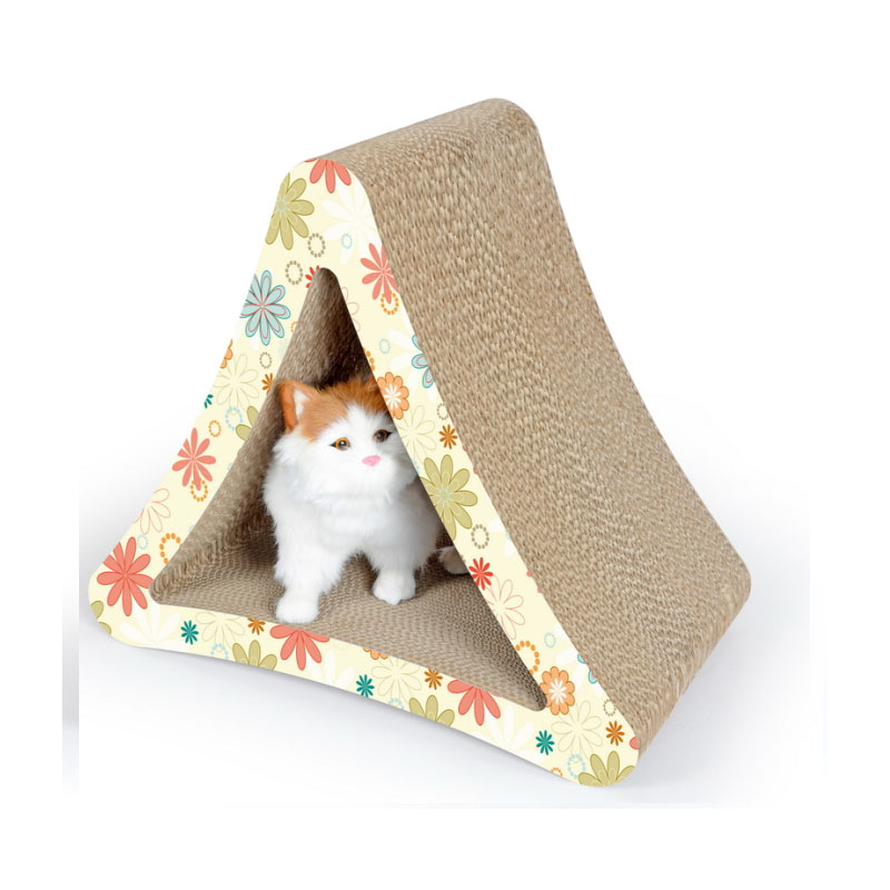 Cartón Cojín para rascar corrugado reciclable Cama resistente al rayado Cat Scratcher Cartón